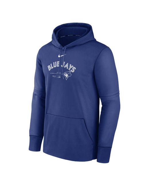 Nike Blue Los Angeles Dodgers Authentic Collection Practice Therma Mlb Pullover Hoodie for men
