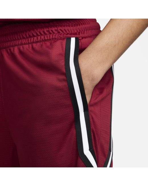 Nike Red Dna Crossover Dri-fit 8" Basketball Shorts for men