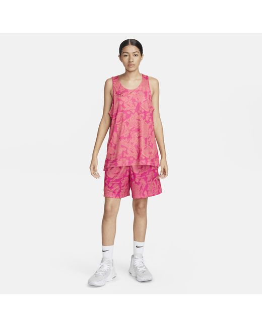 Nike Pink Swoosh Fly Dri-fit Basketball Shorts