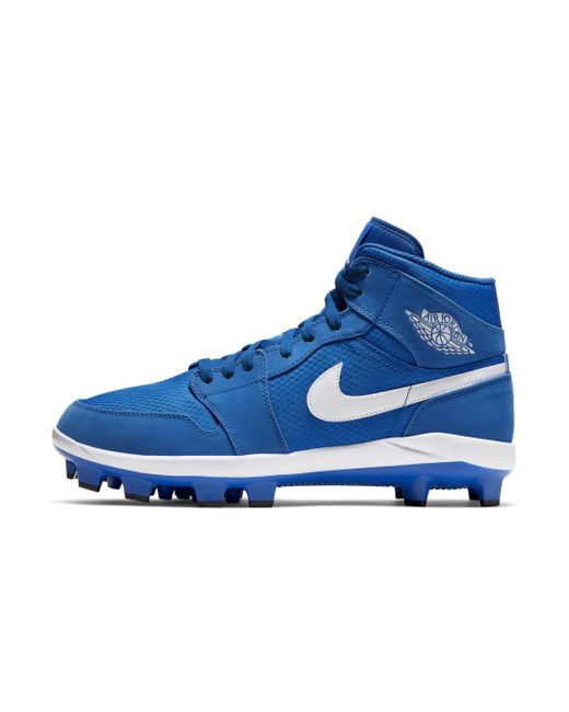 Nike Blue Jordan 1 Retro Mcs Baseball Cleat for men