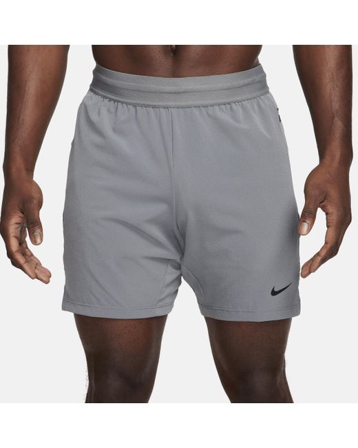 Nike Black Flex Rep 4.0 Dri-Fit 18Cm (Approx. Unlined Fitness Shorts for men
