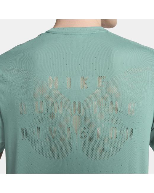 Nike Green Running Division Dri-fit Adv Short-sleeve Running Top for men