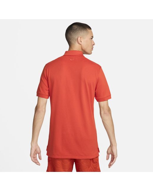 Nike The Polo Met Aansluitende Pasvorm in het Red voor heren