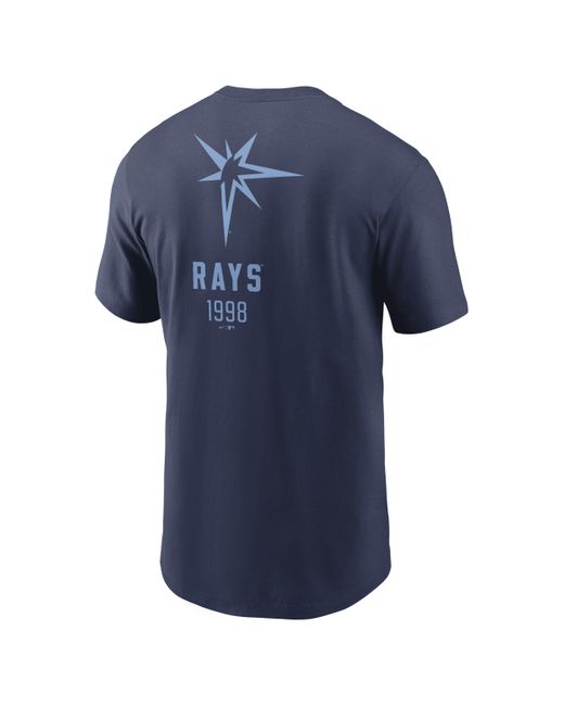 Nike Blue Kansas City Royals Large Logo Back Stack Mlb T-shirt for men