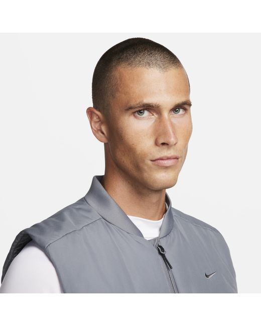 Nike Blue Therma-fit Unlimited Training Gilet 50% Recycled Polyester for men