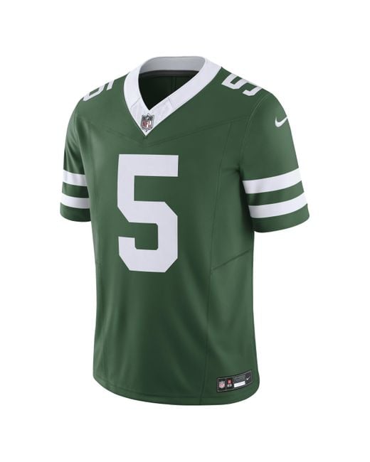 Nike Green Garrett Wilson New York Jets Dri-fit Nfl Limited Football Jersey for men