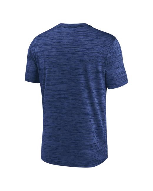 Nike Blue Kansas City Royals Large Logo Velocity Mlb T-shirt for men