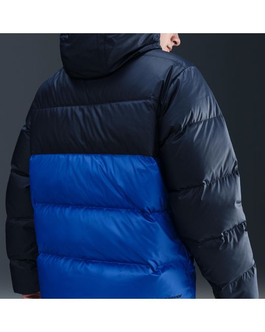 Nike Blue Windrunner Down Jacket for men