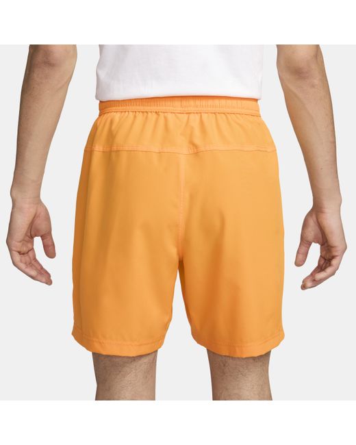 Nike Orange Form Dri-fit 18cm (approx.) Unlined Fitness Shorts Polyester for men