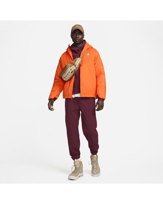 Nike Orange Acg Therma-fit Adv "rope De Dope" Full-zip Jacket for men