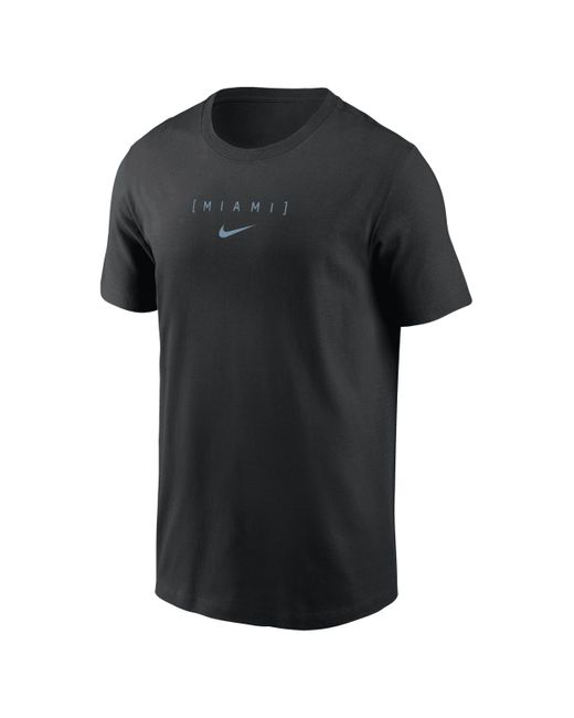 Nike Black Arizona Diamondbacks Large Logo Back Stack Mlb T-shirt for men