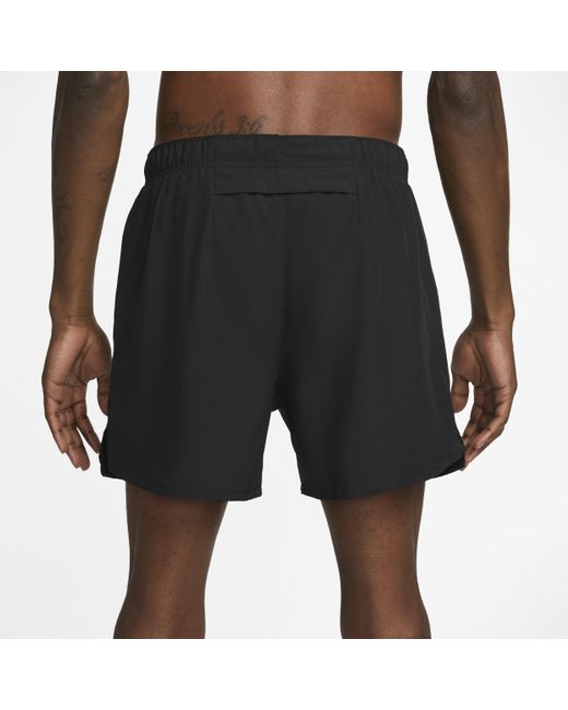 Nike Black Challenger Dri-fit 5" Brief-lined Running Shorts for men