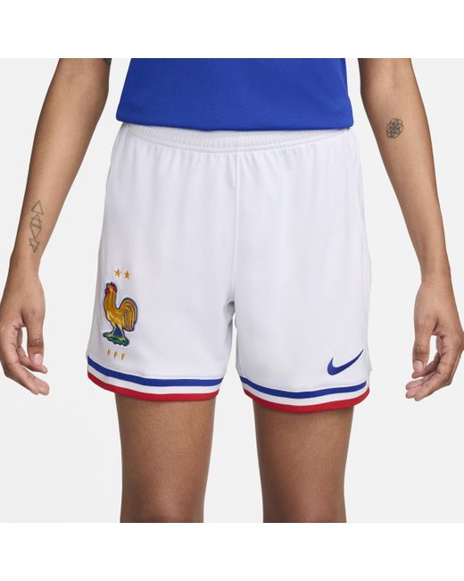 Shorts da calcio replica dri-fit fff 2024 stadium da donna di Nike in White