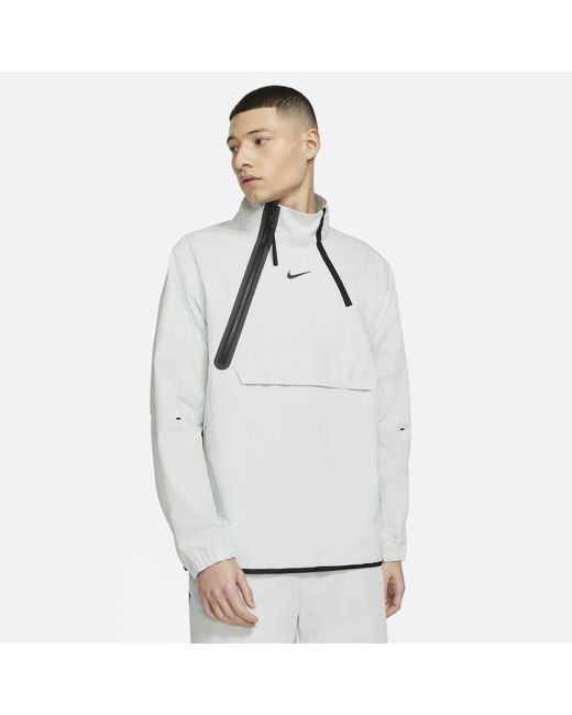 Nike Sportswear Tech Pack Woven 1/2-zip Jacket Grey in Grey for Men | Lyst  Australia
