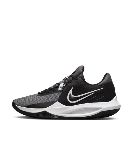 Nike Rubber Precision 6 Basketball Shoes in Black,Iron Grey,White,White ...