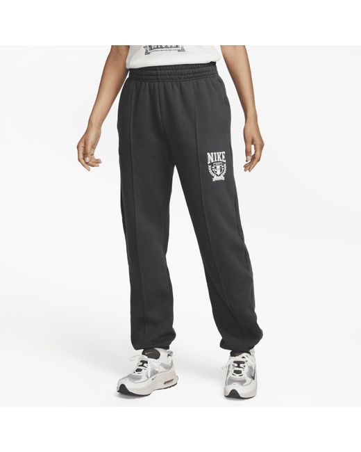 Jogger in fleece sportswear di Nike in Black