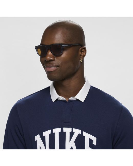 Nike Blue Crescent Iii Sunglasses