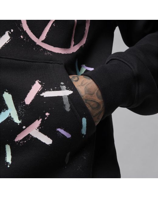Nike Black Nike Tatum Fleece Pullover Hoodie for men