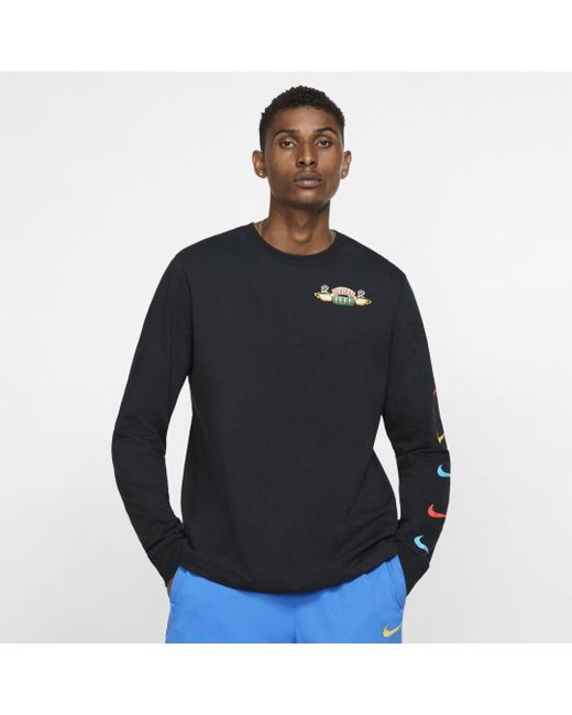Nike Black "kyrie ""friends"" Long-sleeve Basketball T-shirt for men