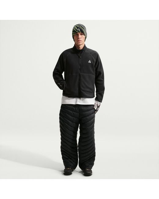 Nike Black Acg Wolf Tree Full-Zip Jacket for men