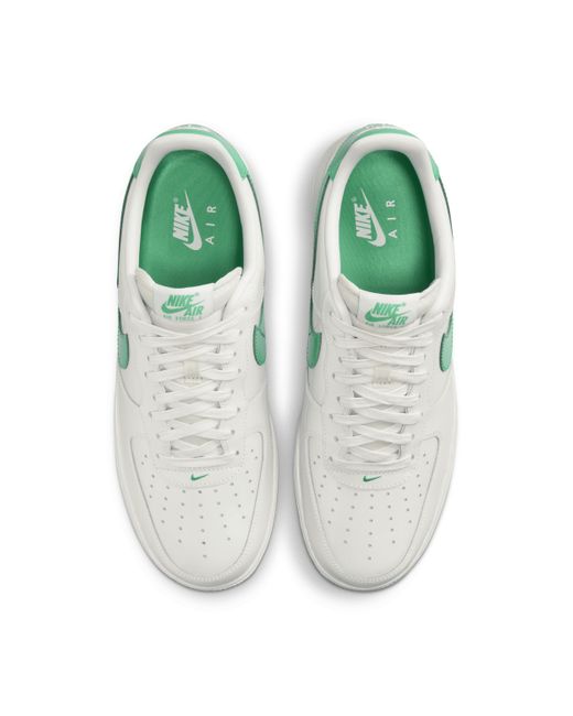 Nike Green Air Force 1 '07 Premium Shoes Leather for men