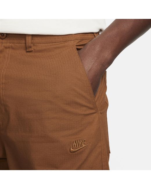 Pantaloni cargo club di Nike in Brown da Uomo