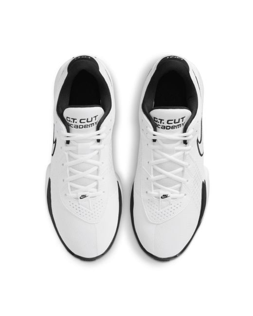 Nike White G.t. Cut Academy Basketball Shoes