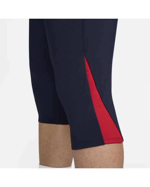 Nike Blue Usmnt Strike Dri-fit Soccer 3/4 Pants for men