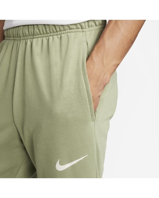 Nike Dri-fit Fitnessbroek Met Taps Toelopend Design in het Green voor heren