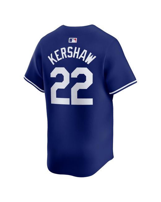 Nike Blue Clayton Kershaw Los Angeles Dodgers Dri-fit Adv Mlb Limited Jersey for men