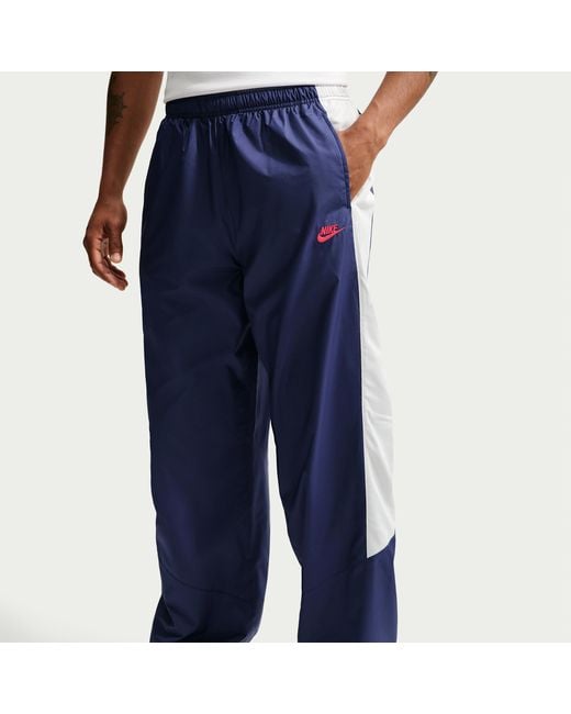 Nike Blue Windrunner Lightweight Pants for men