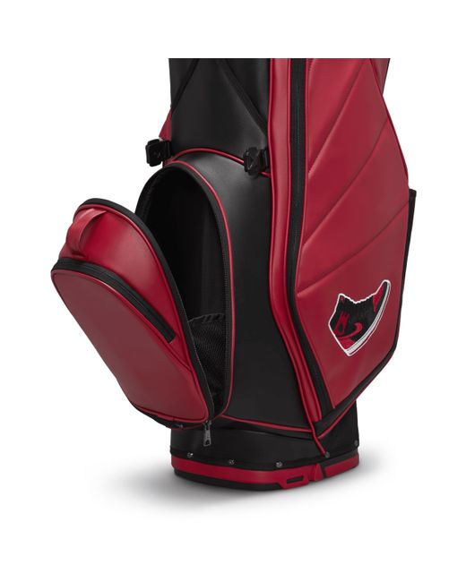 Nike Red Fade Away Luxe 6-Way Golf Bag for men