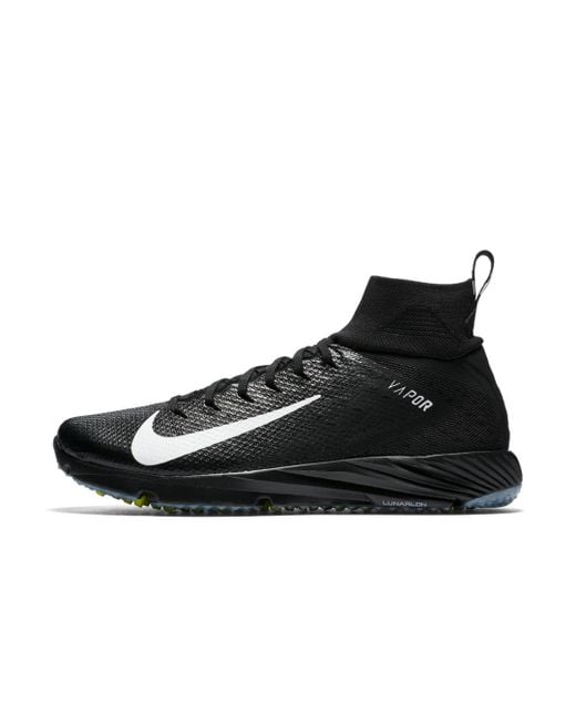 Nike Vapor Untouchable Speed Turf 2 Football Cleat in Black for Men | Lyst