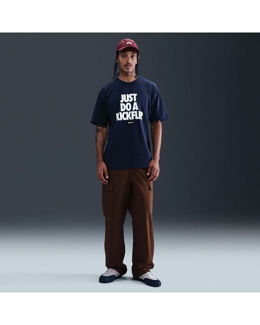 Nike Blue Sb X Koston Max90 Skate T-Shirt for men