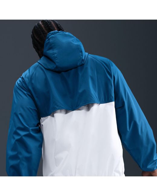 Nike Blue Windrunner Lined Jacket for men