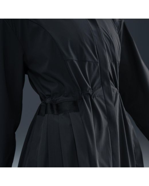 Nike Blue 24.7 Perfectstretch Dri-Fit Oversized Trench Coat