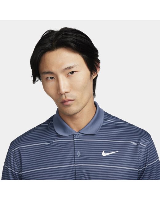 Nike Victory Dri-fit Golfpolo in het Blue voor heren
