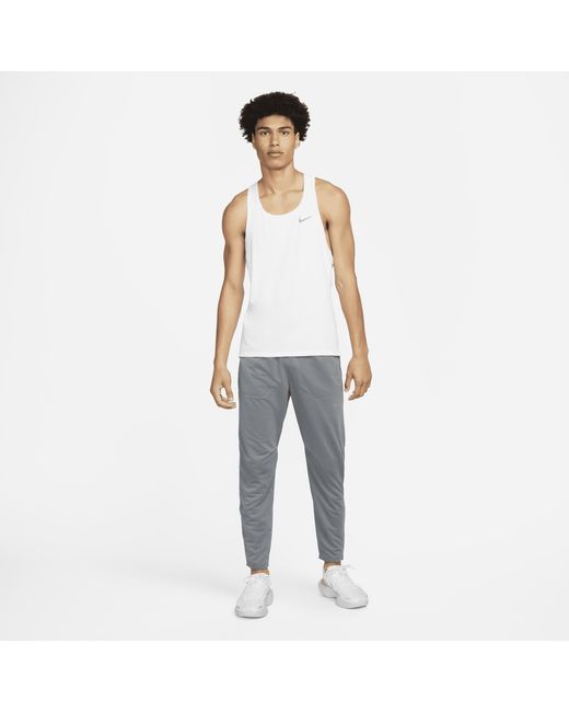 Nike Gray Dri-fit Phenom Elite Knit Running Pants for men