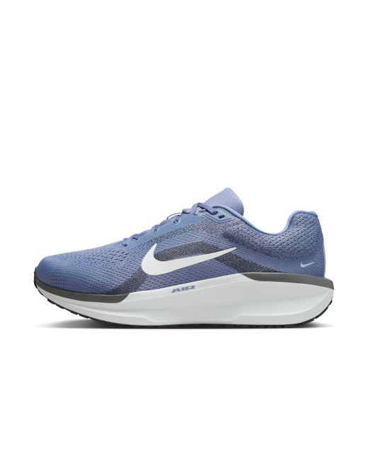 Nike Blue Winflo 11 Road Running Shoes (Extra Wide) for men