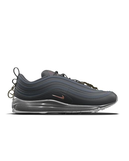 Nike Air Max 97 tina Snow By You Custom Shoes in Gray Lyst