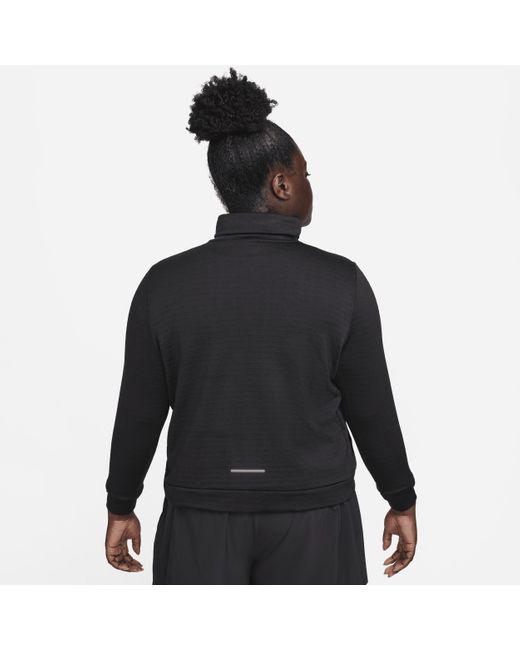 Nike Therma-fit Swift Element Turtleneck Running Top (plus Size) in ...