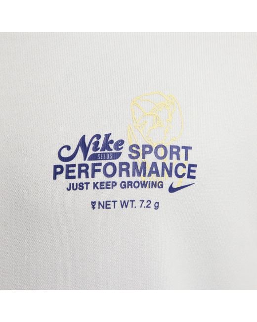 Nike White Dri-fit Hooded Fitness Pullover for men