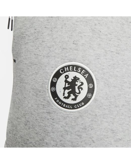 Nike Gray Chelsea F.c. Tech Fleece Third Football joggers 50% Sustainable Blends for men