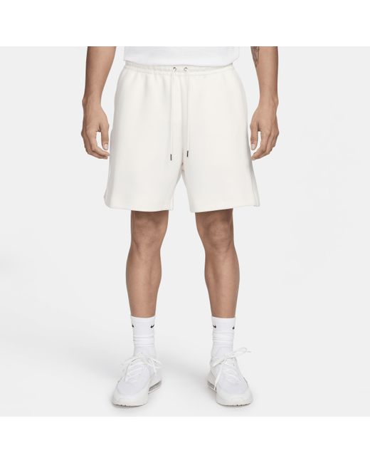Nike White Sportswear Tech Fleece Re-imagined Fleece Shorts for men