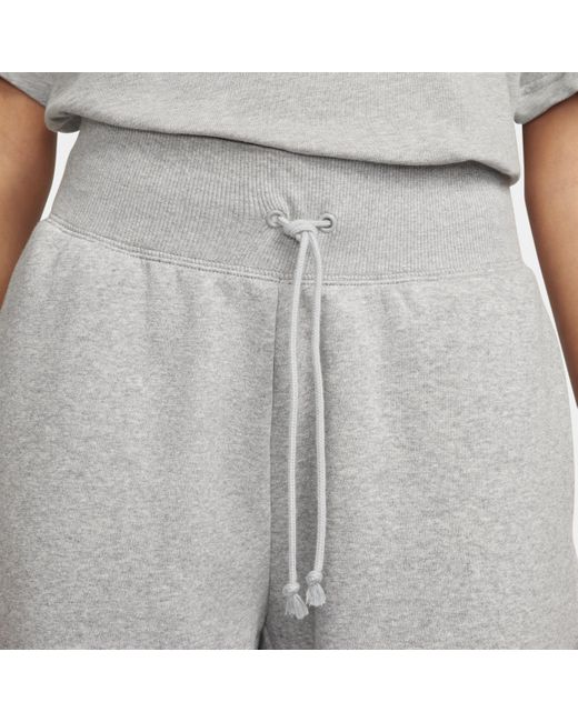 Nike Sportswear Phoenix Fleece Oversized Logo Sweatpants in Gray | Lyst
