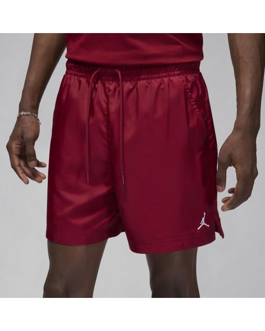 Shorts poolside 13 cm jordan essentials di Nike in Red da Uomo