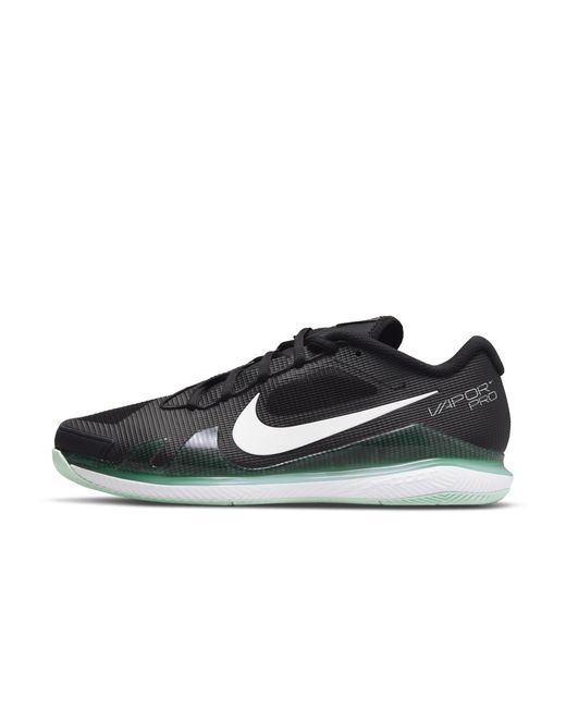 Nike Black Court Air Zoom Vapor Pro Hard Court Tennis Shoes for men