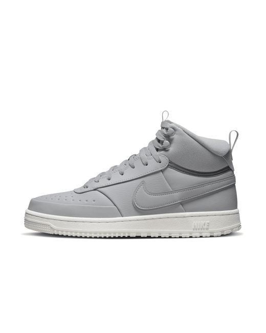 Nike Court Vision Mid Winter Shoes In Grey, in Gray for Men | Lyst