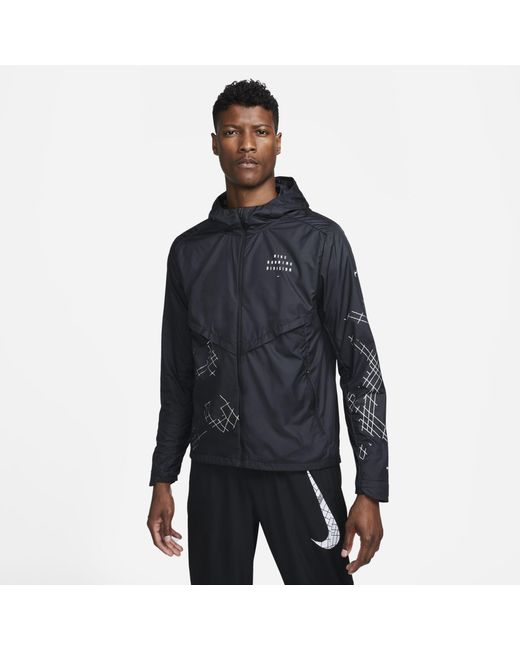 Nike Stormfit Run Division Flash Running Jacket in Blue for Men Lyst UK