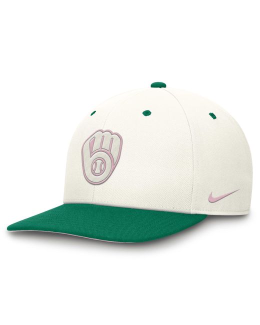 Nike Green Milwaukee Brewers Sail Pro Dri-fit Mlb Adjustable Hat
